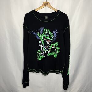 Endless Denim ASAP Bari A$AP Mob Everything isn't Funny Clown Waffle Thermal XL